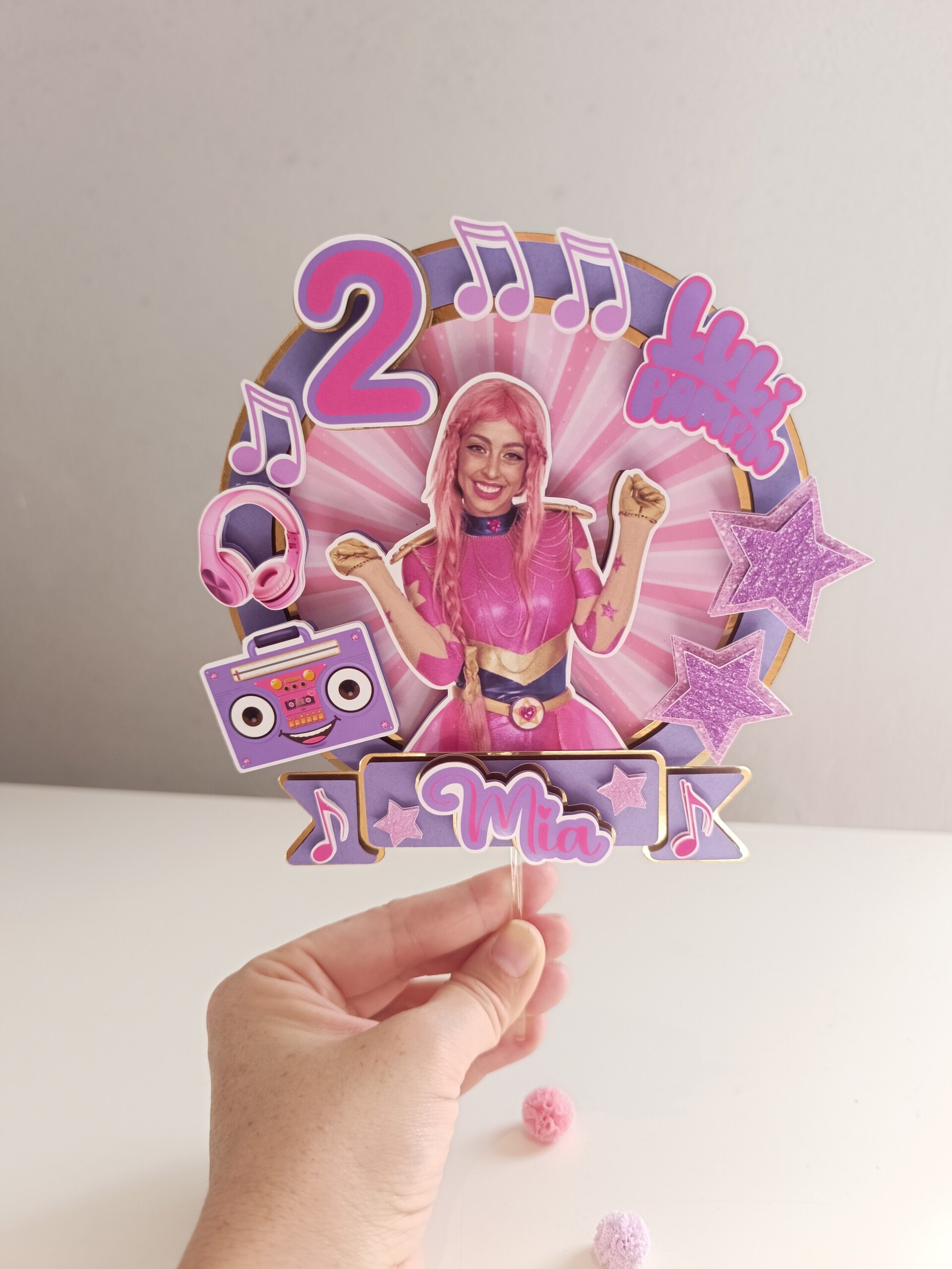 Topper para tarta Luli Pampin - 1