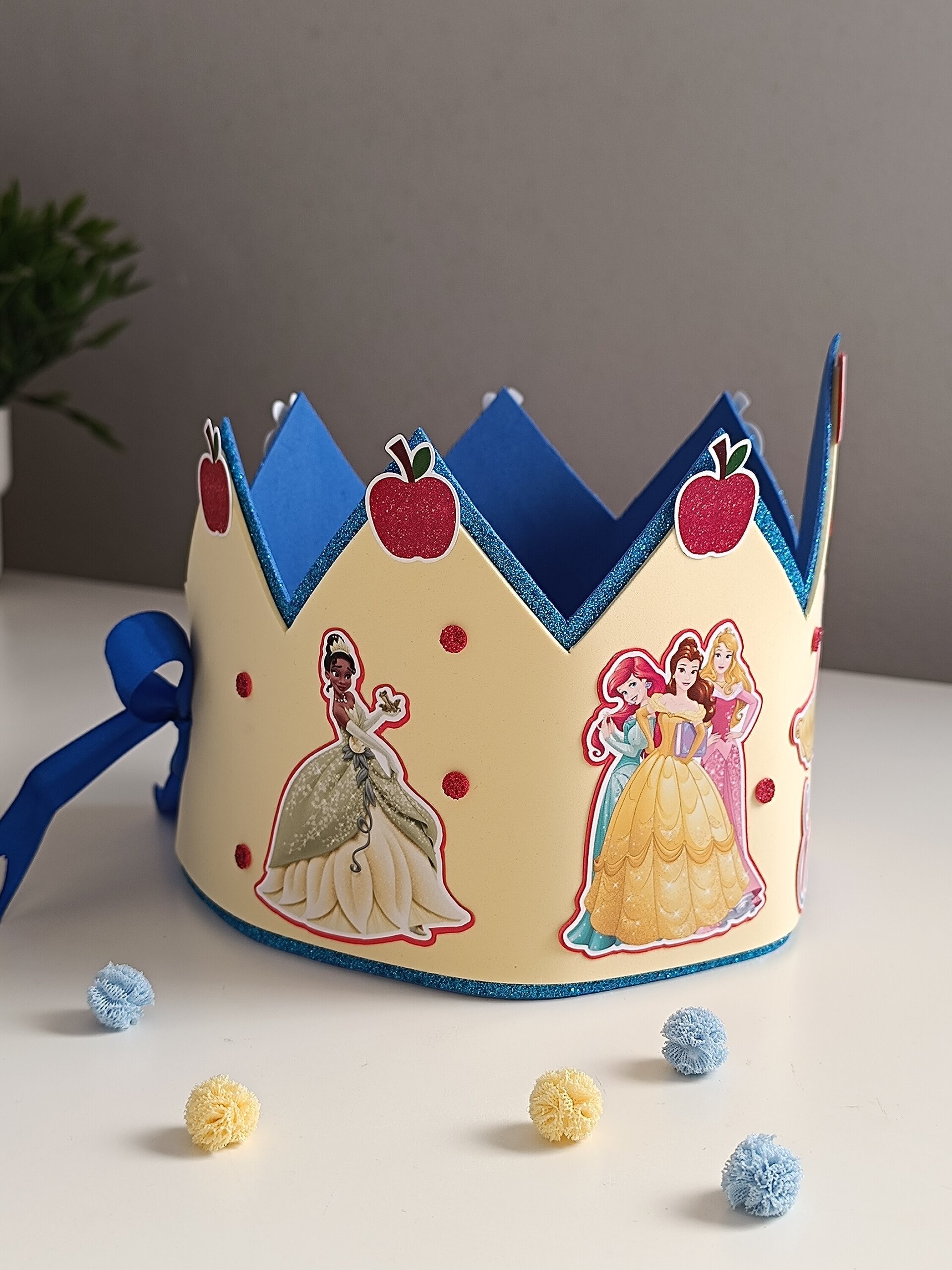 Corona de cumpleaños personalizada Blancanieves - 3