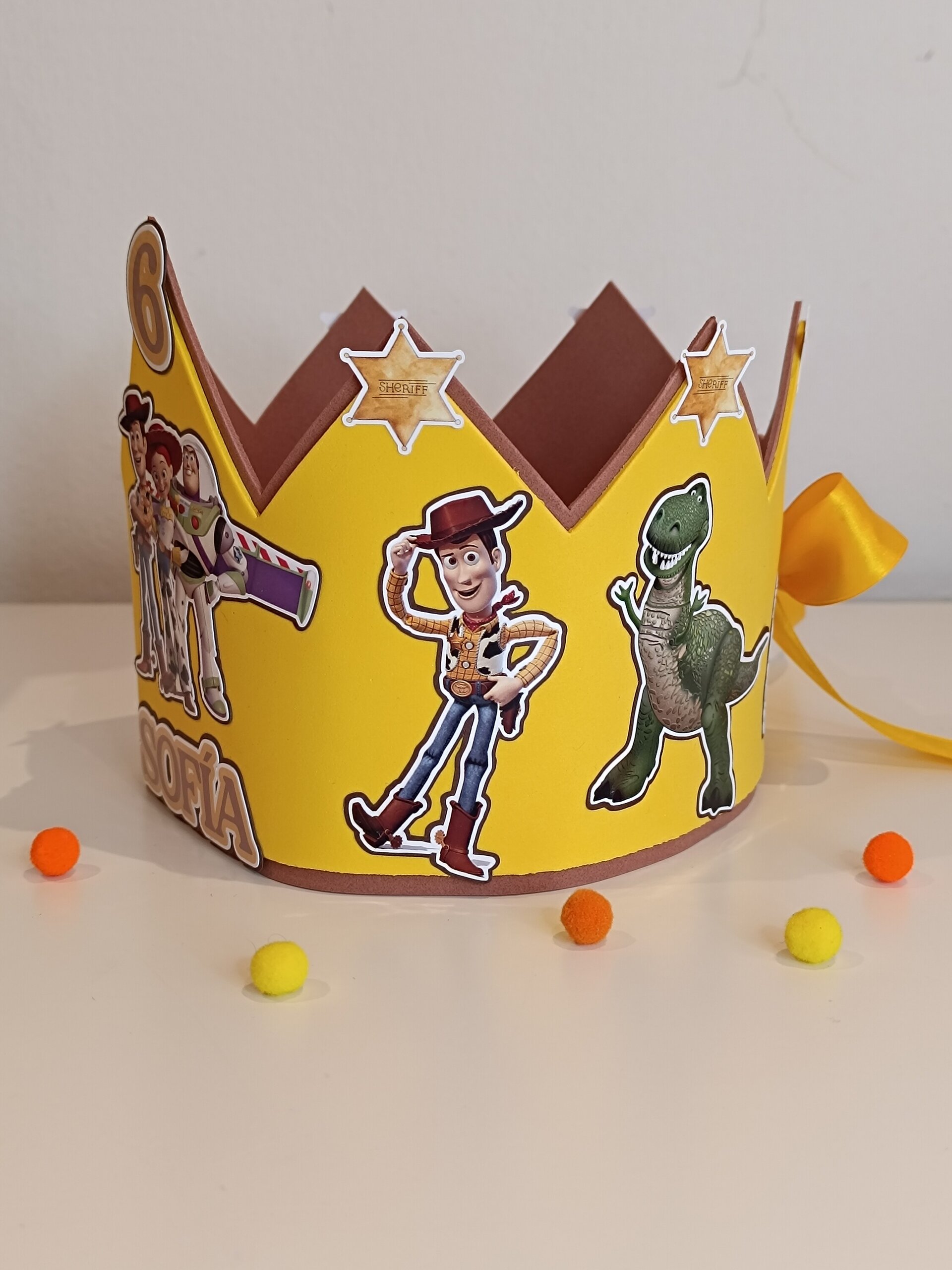 Corona de cumpleaños personalizada Tot Story - 2