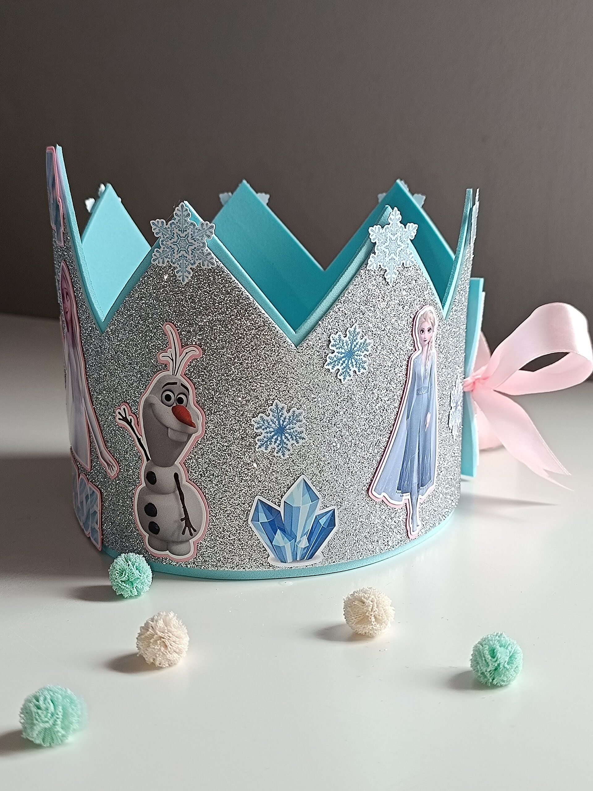 Corona de Cumpleaños personalizada Frozen 2 - 4