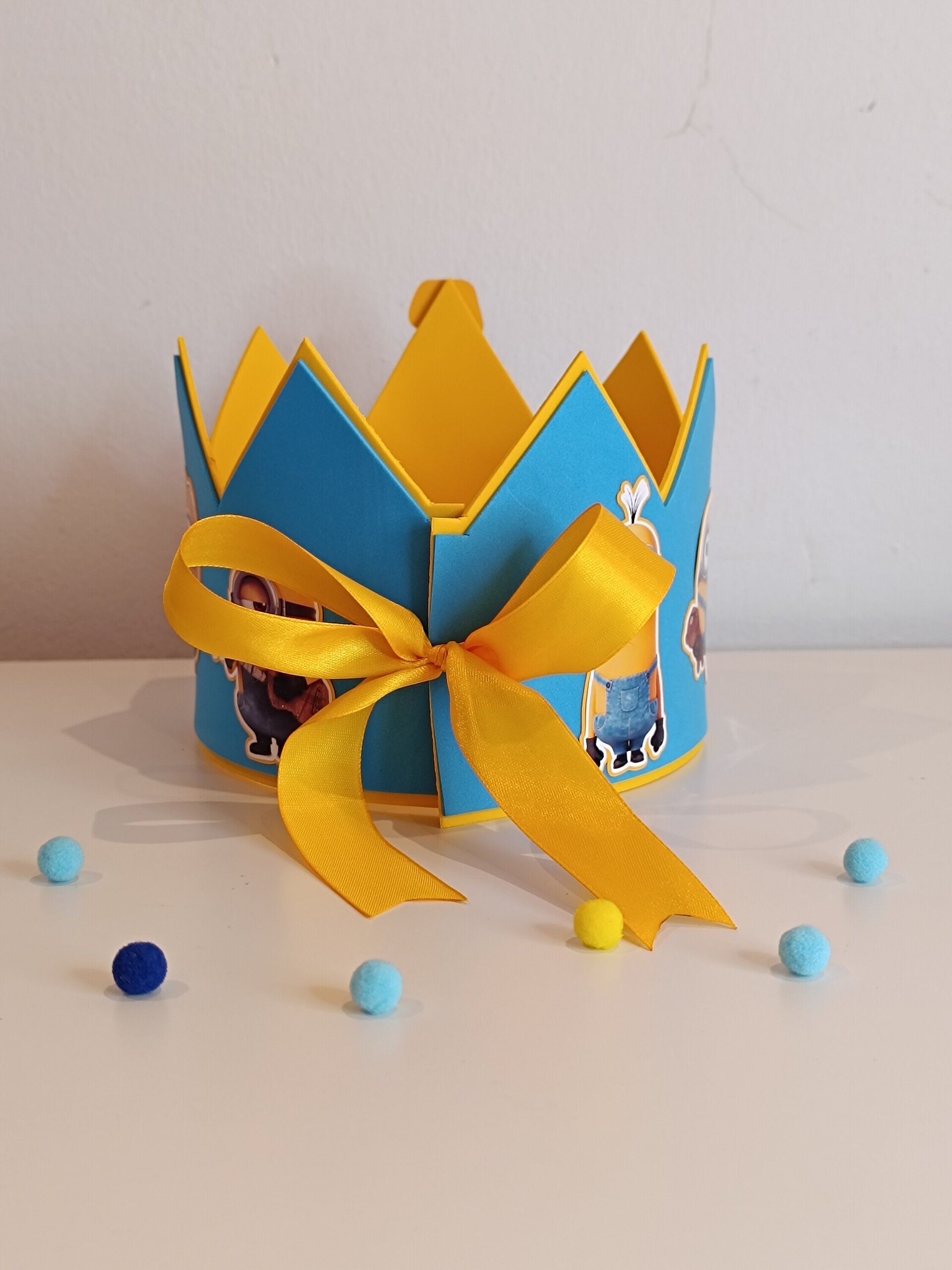 Corona de Cumpleaños personalizada Minions - 4