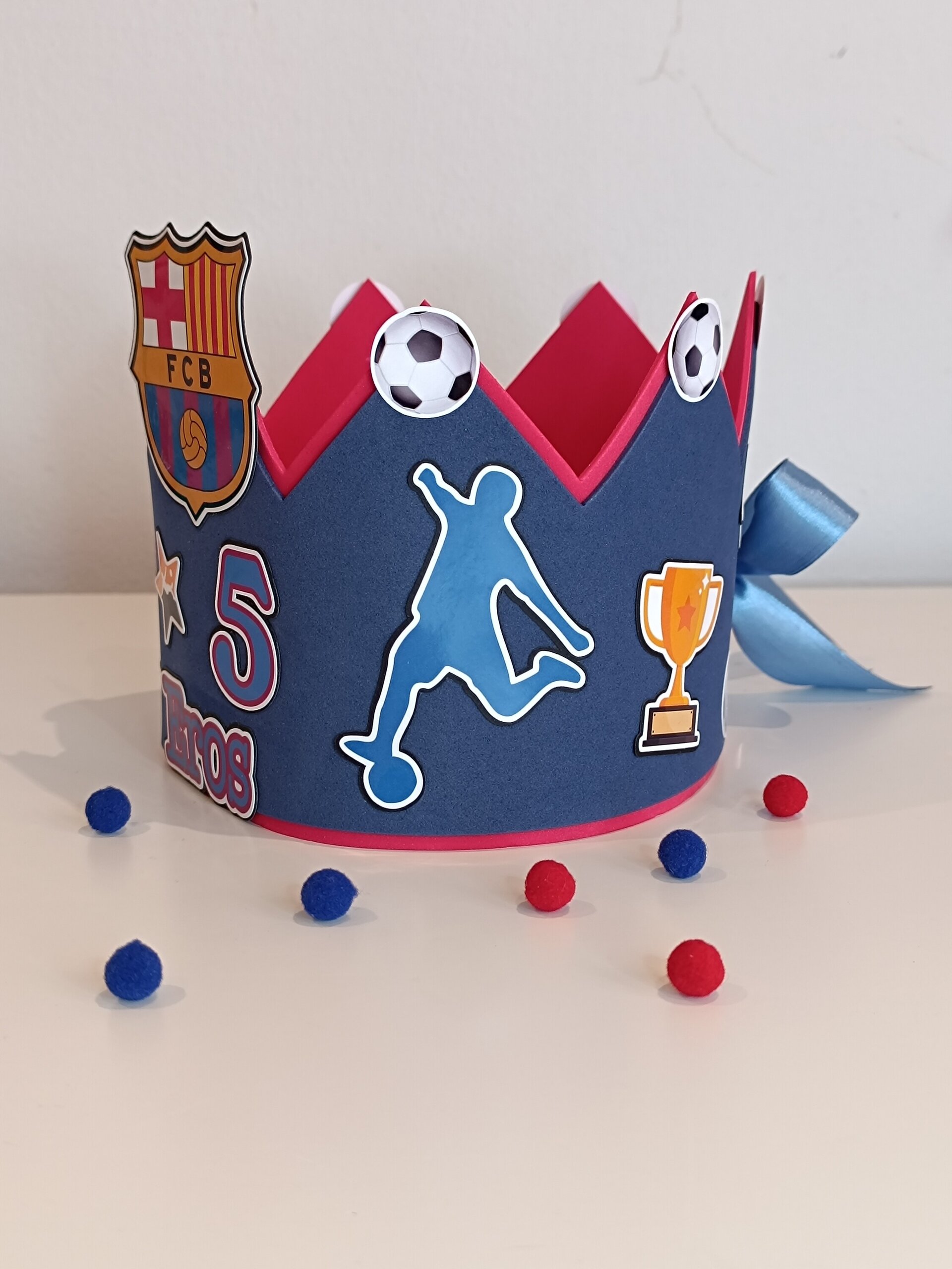 Corona de Cumpleaños personalizada Barça - 3
