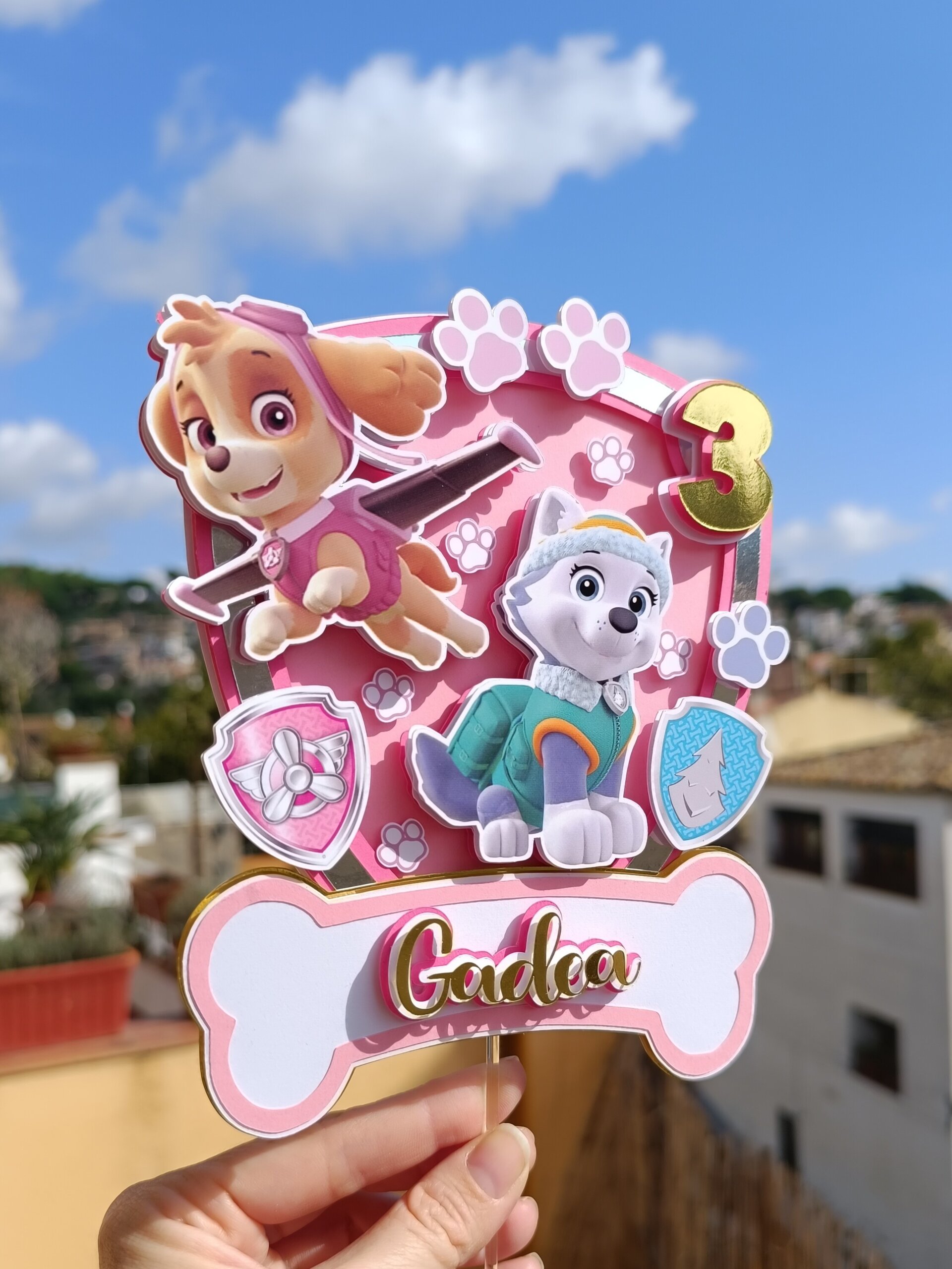 Topper para tarta Skye - 1