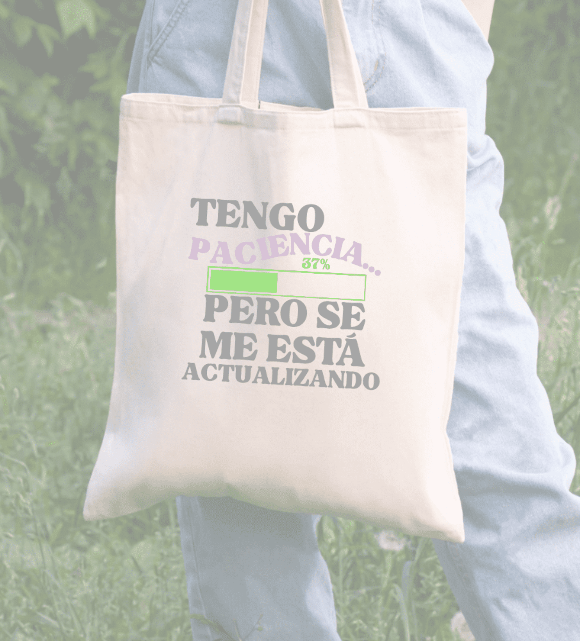 Totebag algodón orgánico Paciencia - 2