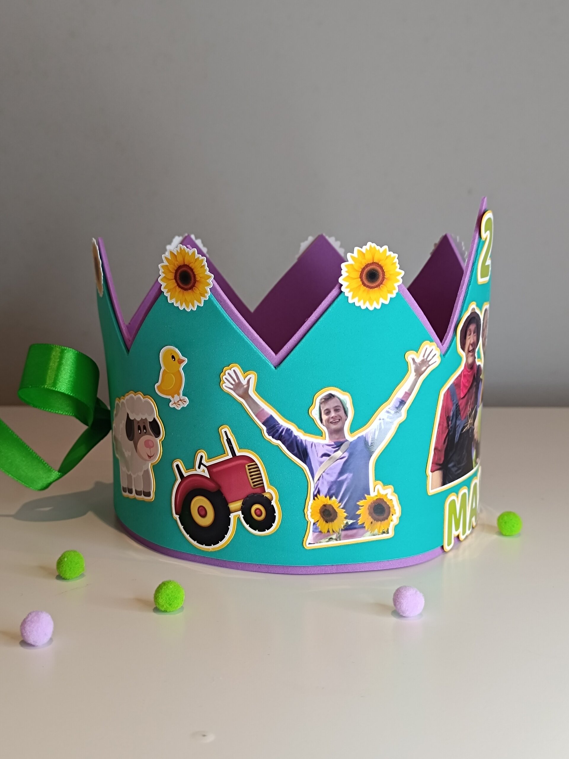 Corona de cumpleaños personalizada Titó - 3