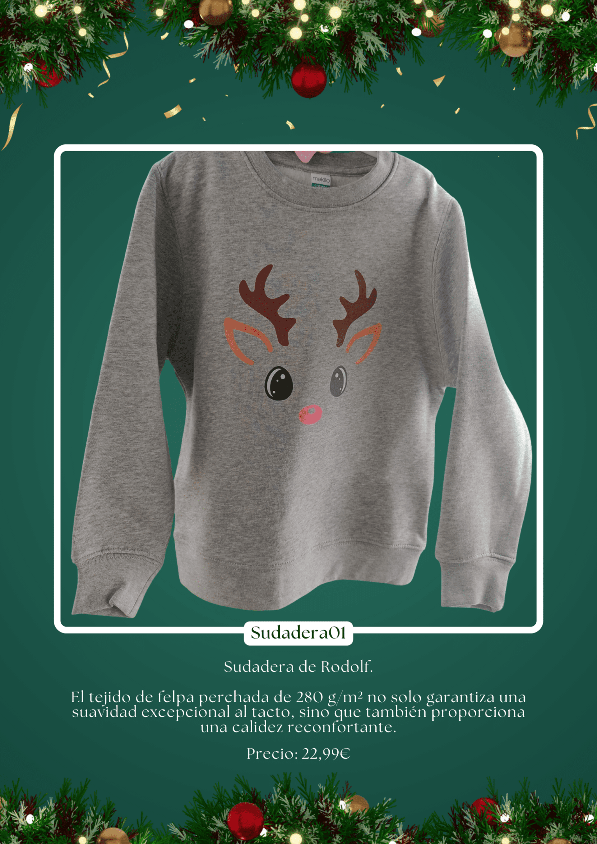 Sudadera Reno Diseño Exclusivo - 1