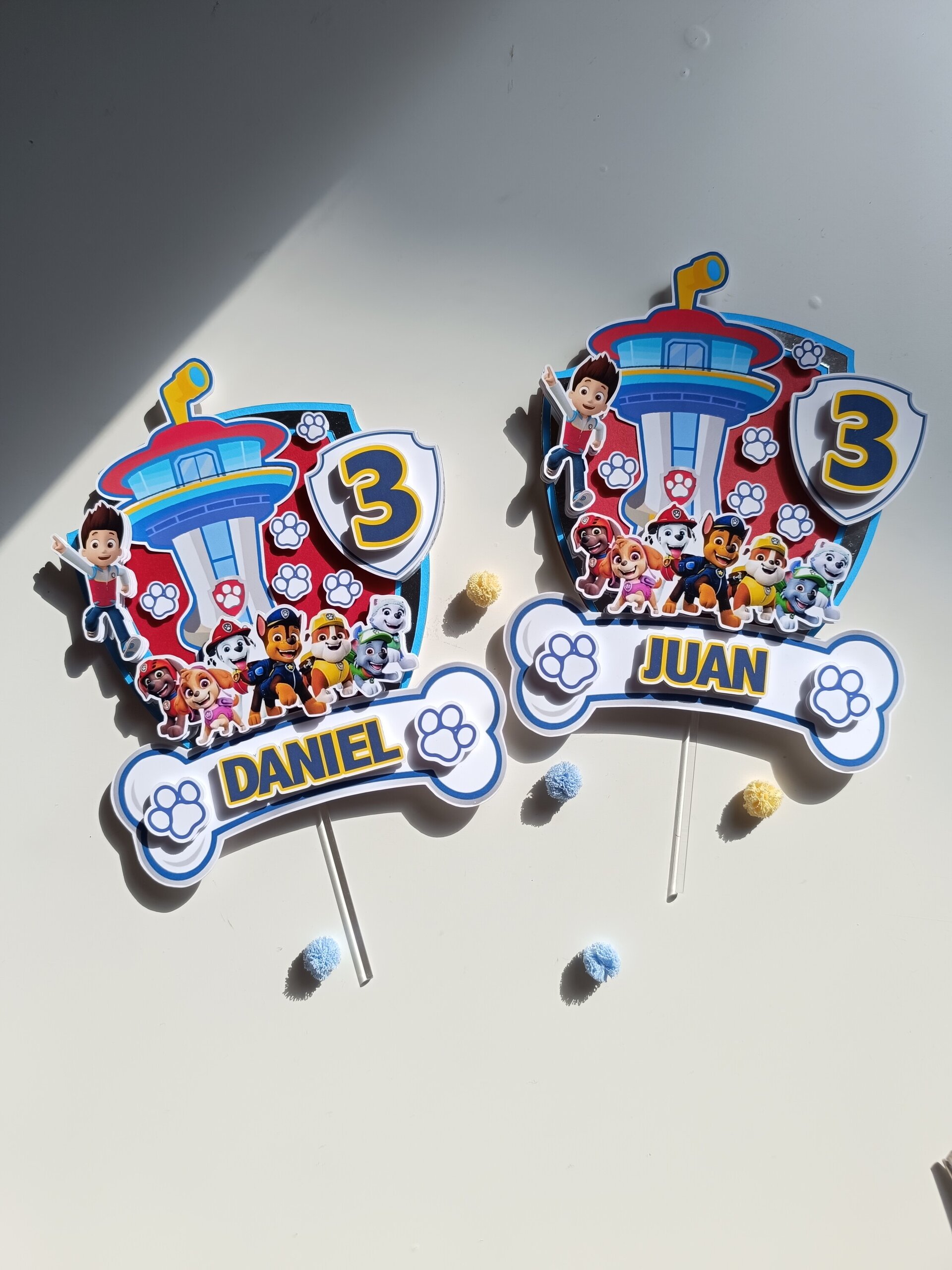 Topper para tarta Patrulla Canina - 3