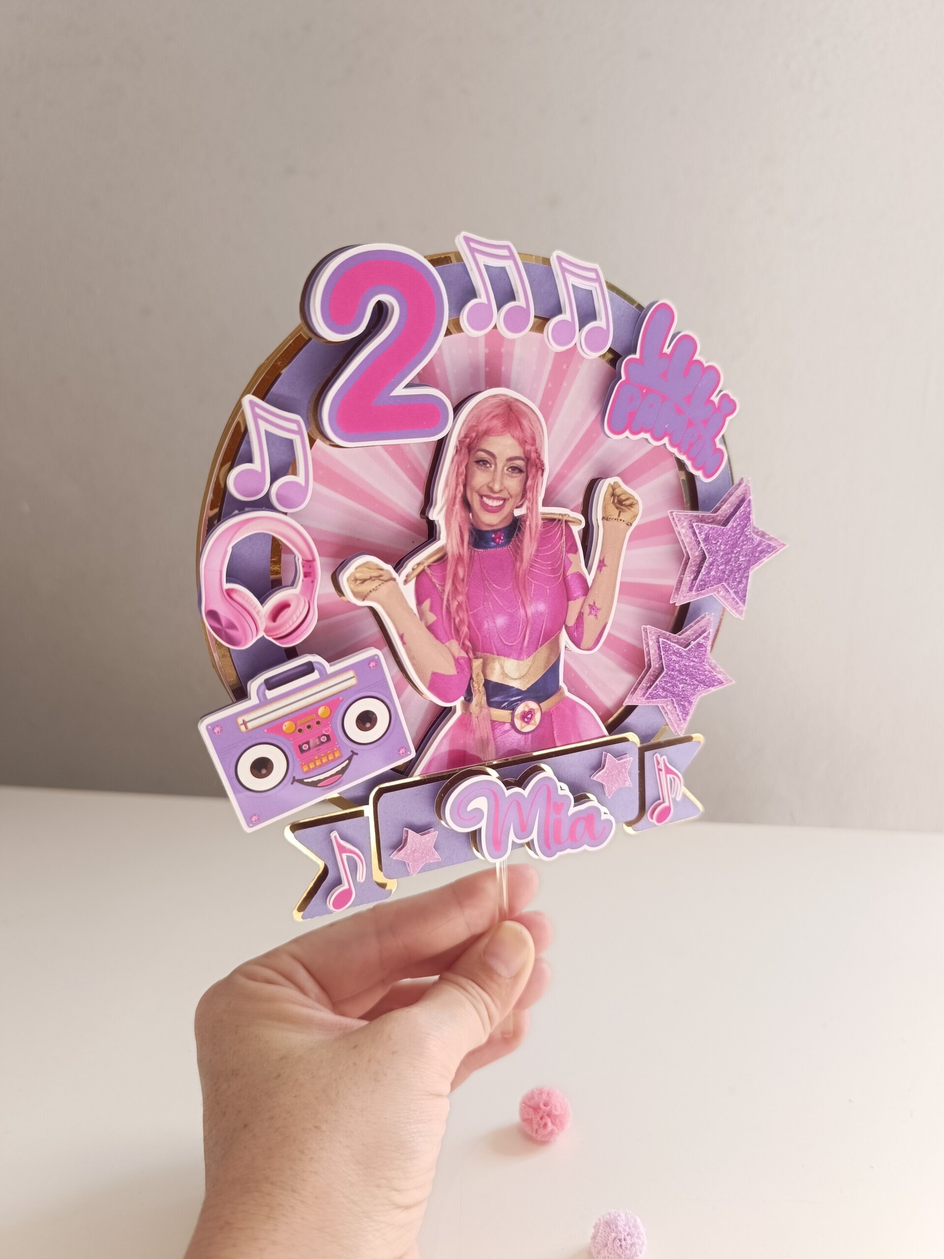 Topper para tarta Luli Pampin - 3