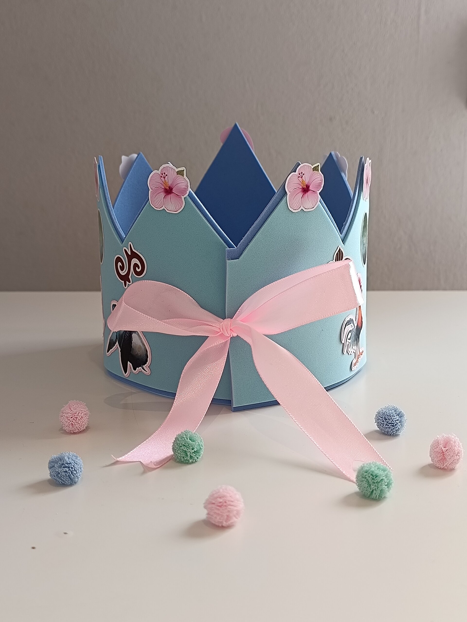 Corona de cumpleaños personalizada Vaiana - 2