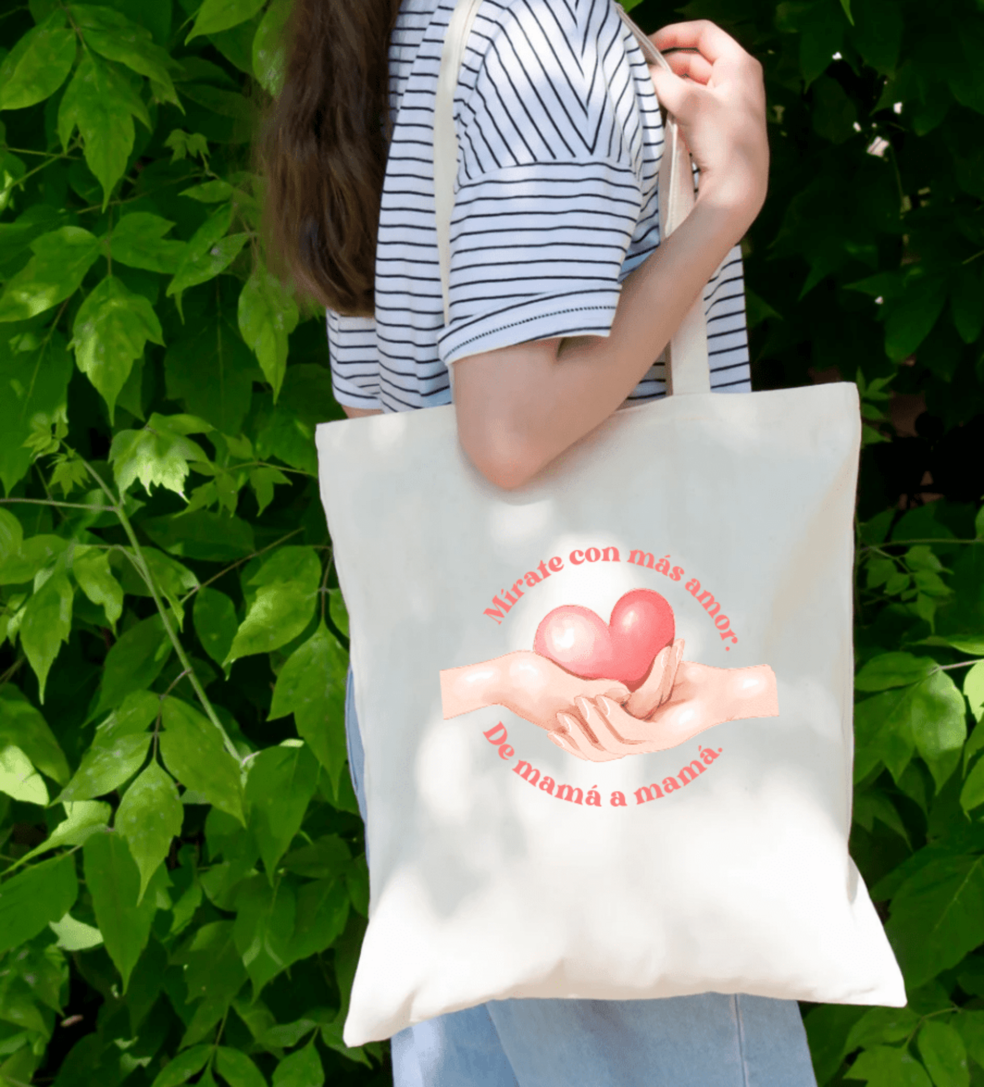 Totebag algodón orgánico Amor Mamá - 1