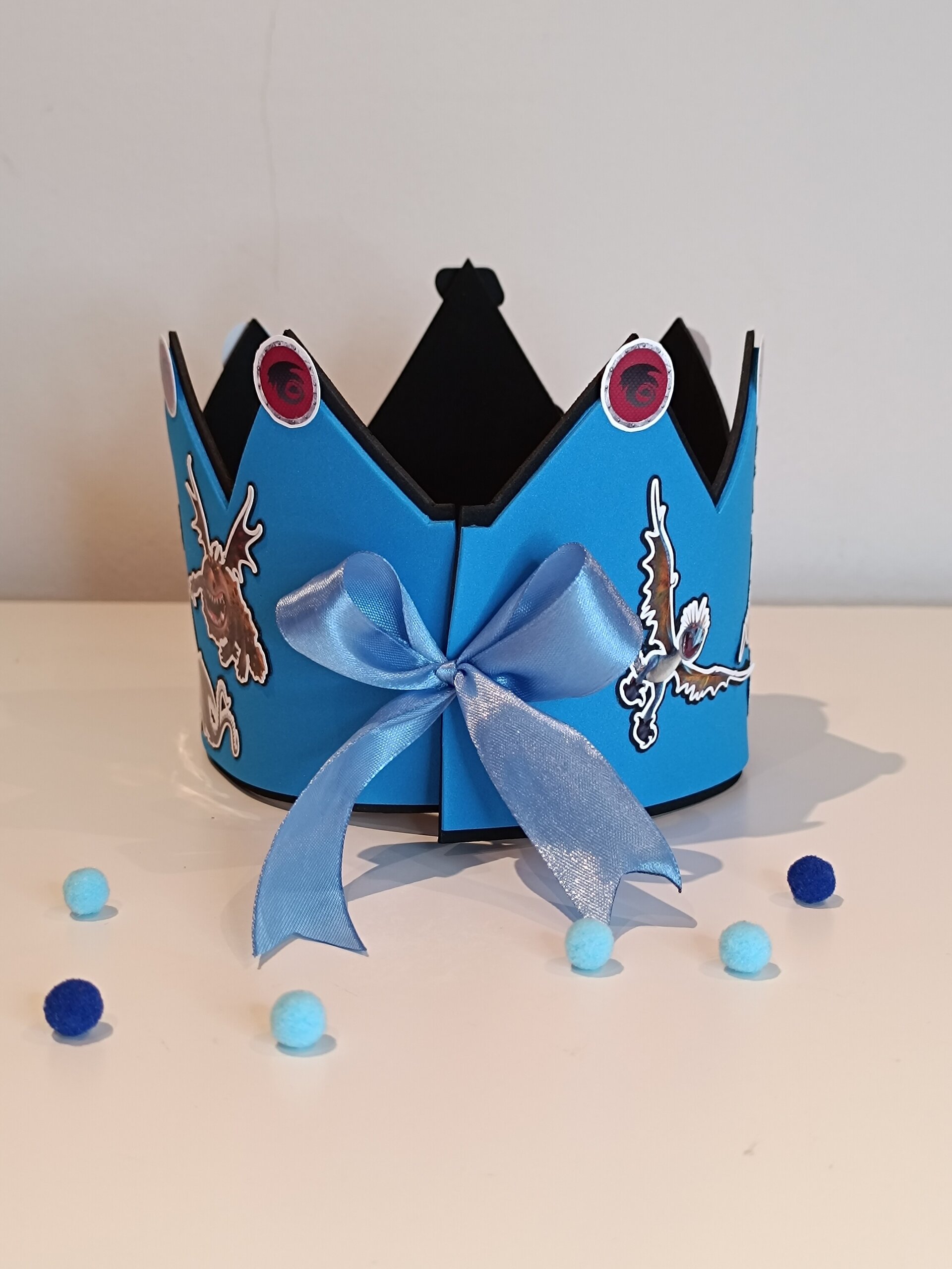 Corona de cumpleaños personalizada Como entrenar a tu dragón - 4