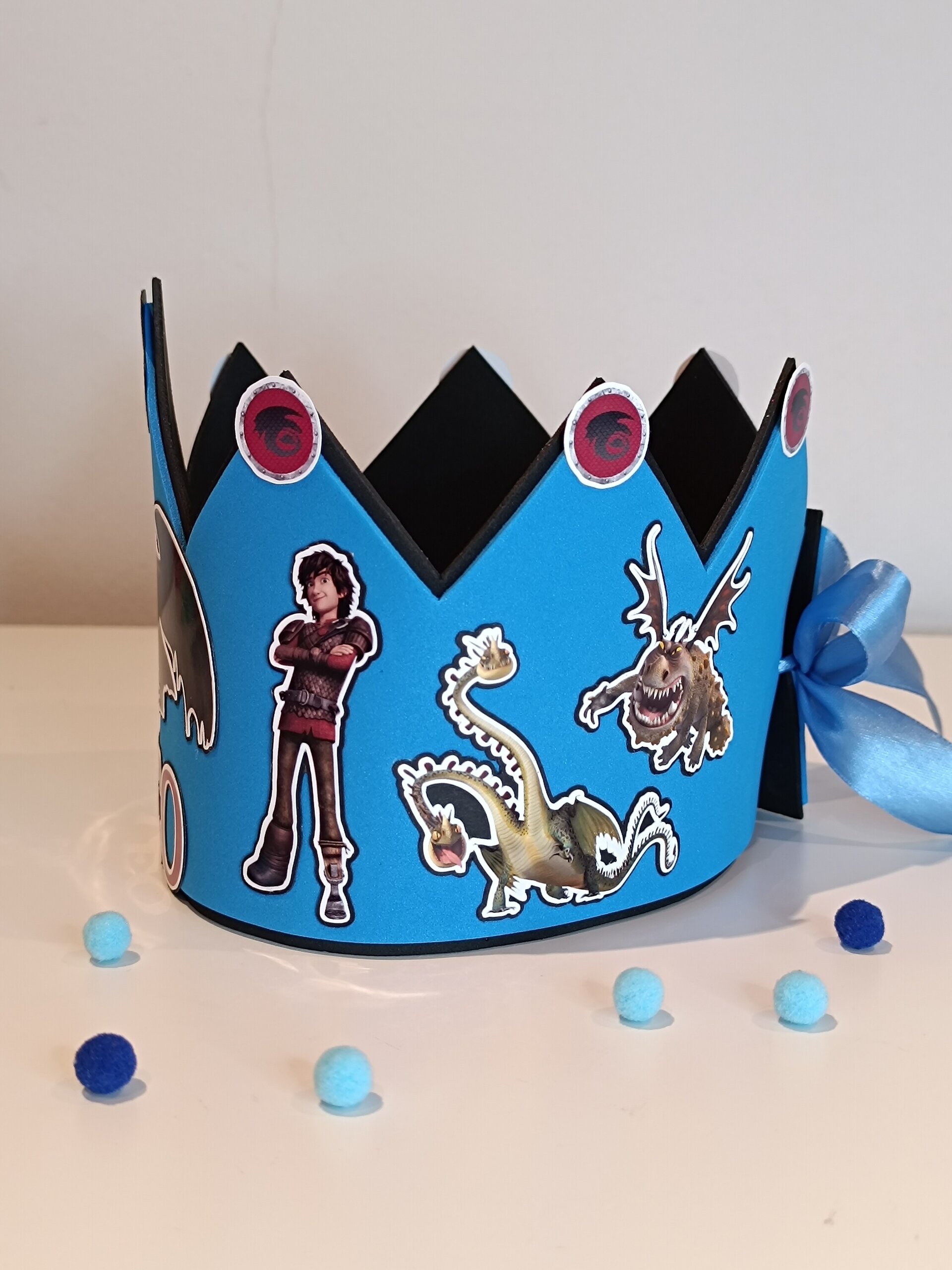 Corona de cumpleaños personalizada Como entrenar a tu dragón - 2