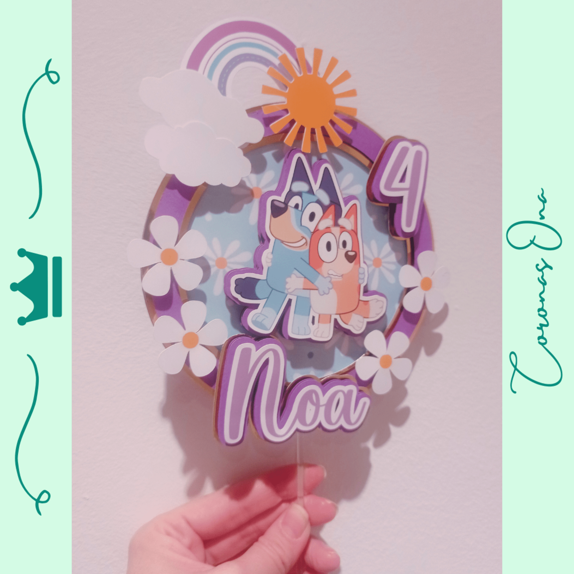 Topper para tarta Bluey - 2
