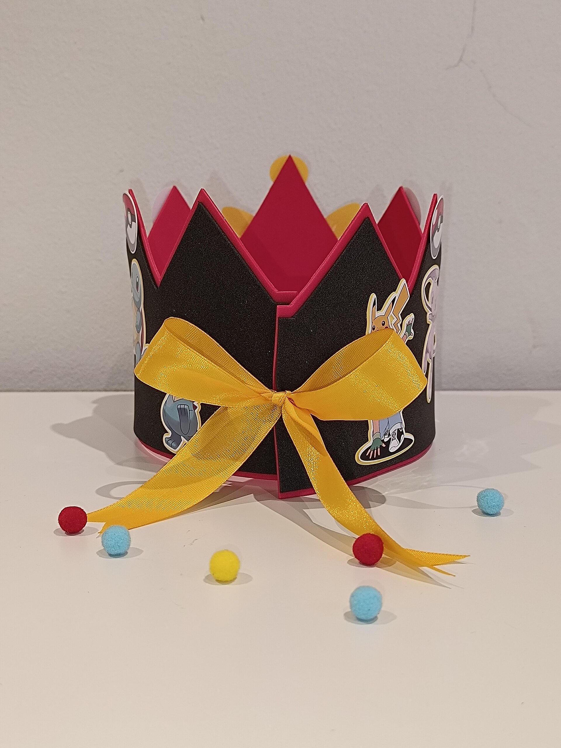 Corona de cumpleaños personalizada Pokémon - 4