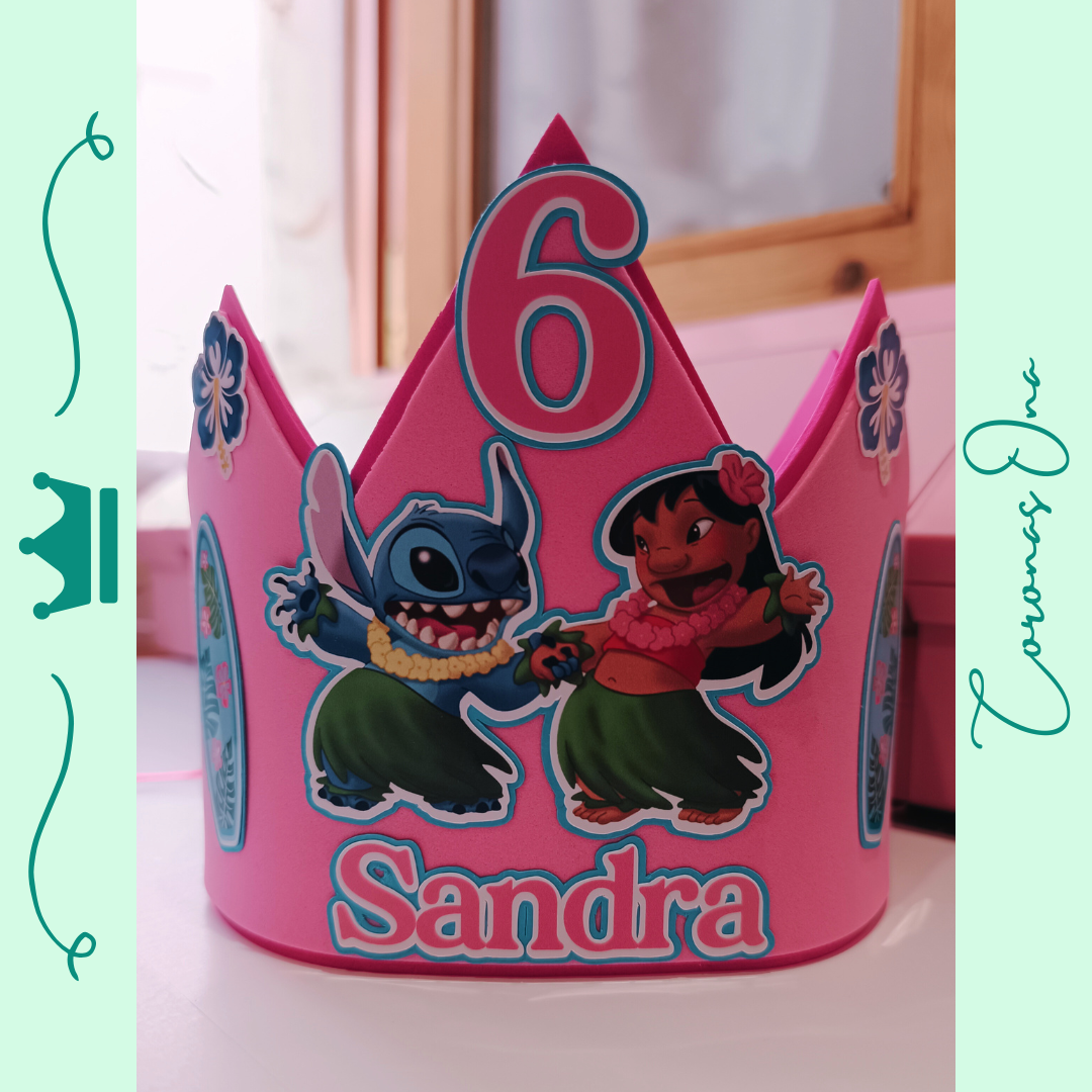 Corona de cumpleaños stitch Coronas Ona - Main Image