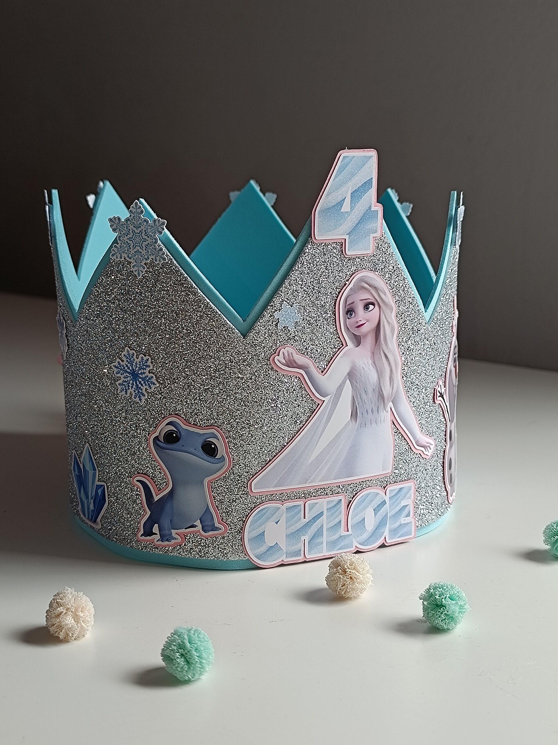 Corona de Cumpleaños personalizada Frozen 2 - 1