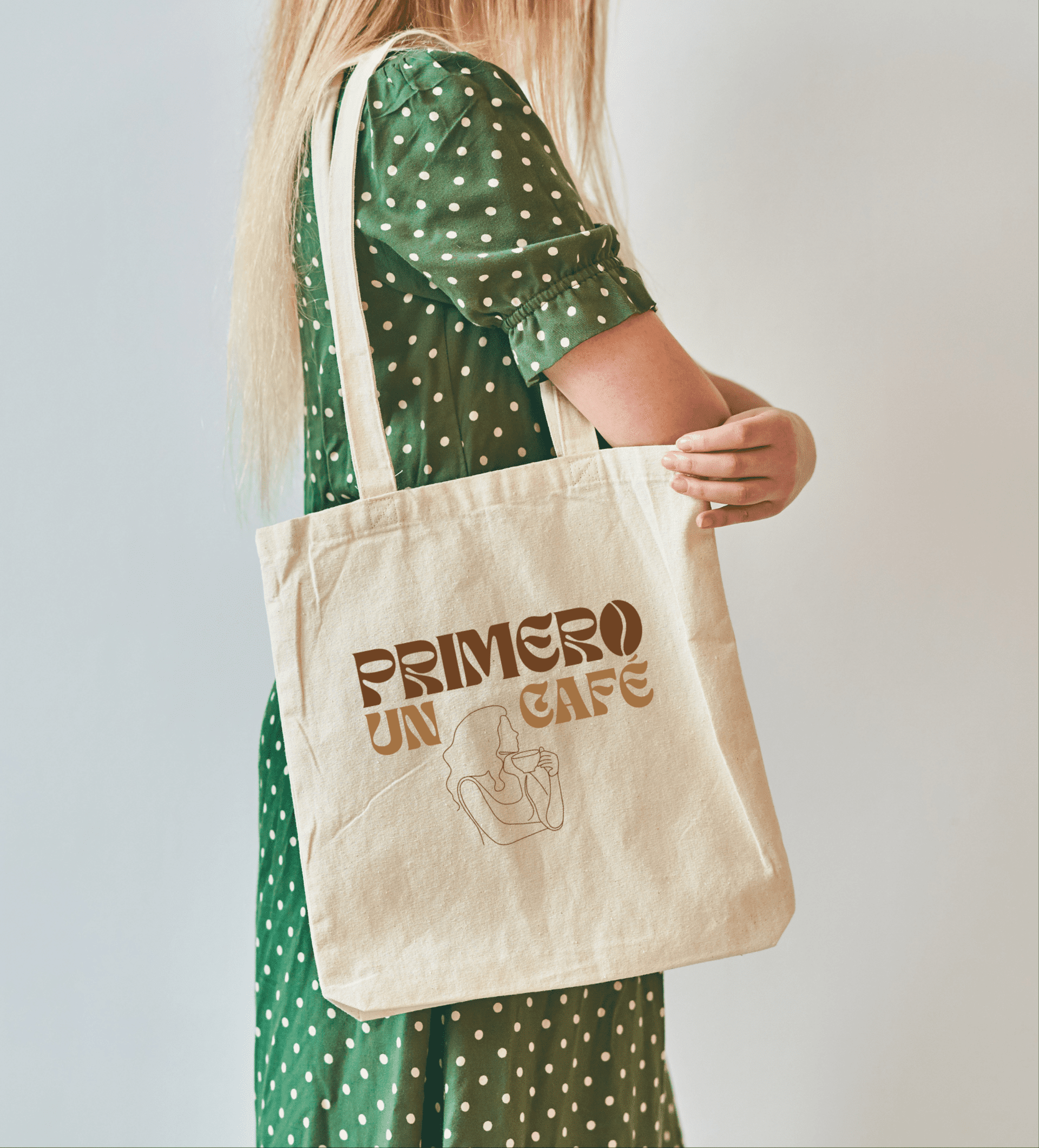 Totebag algodón orgánico Café - 3