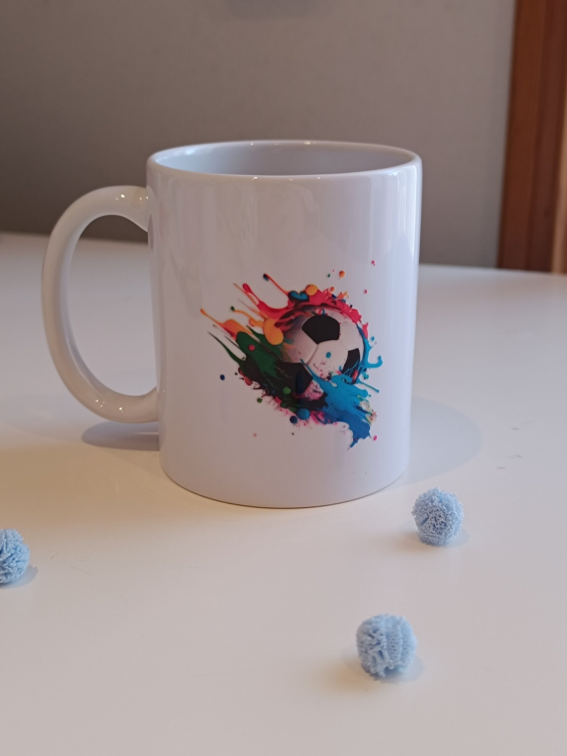 Taza con Diseño de Fútbol - 1