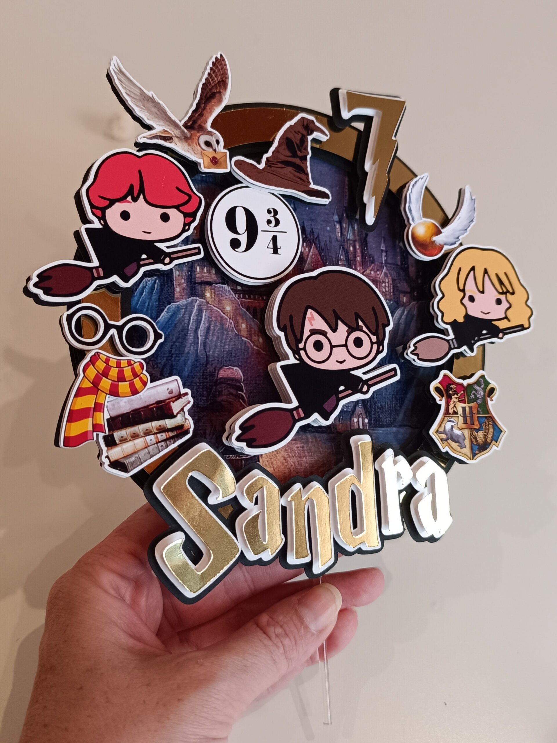 Topper para tarta Harry Potter - 2