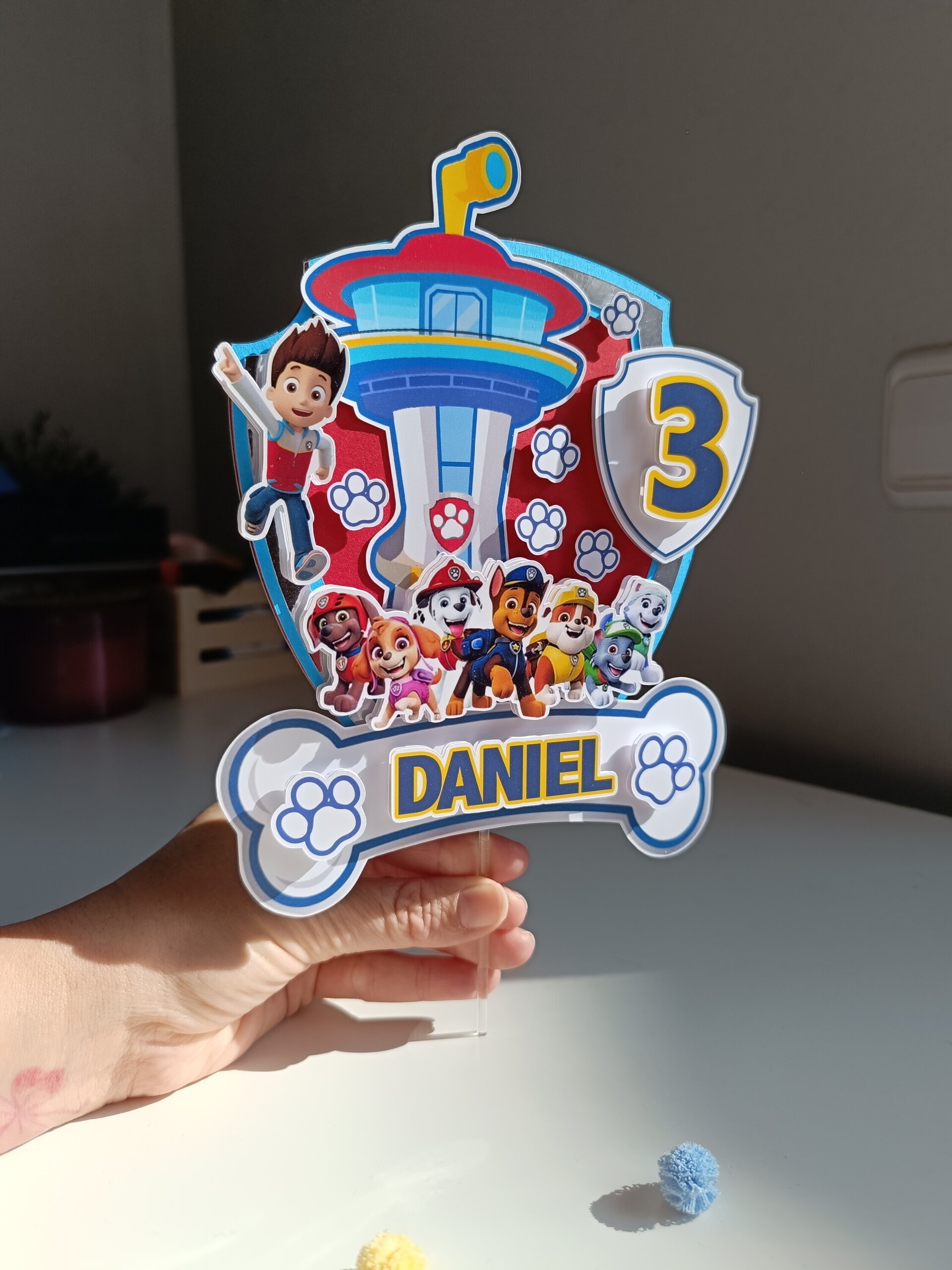 Topper para tarta Patrulla Canina - 2