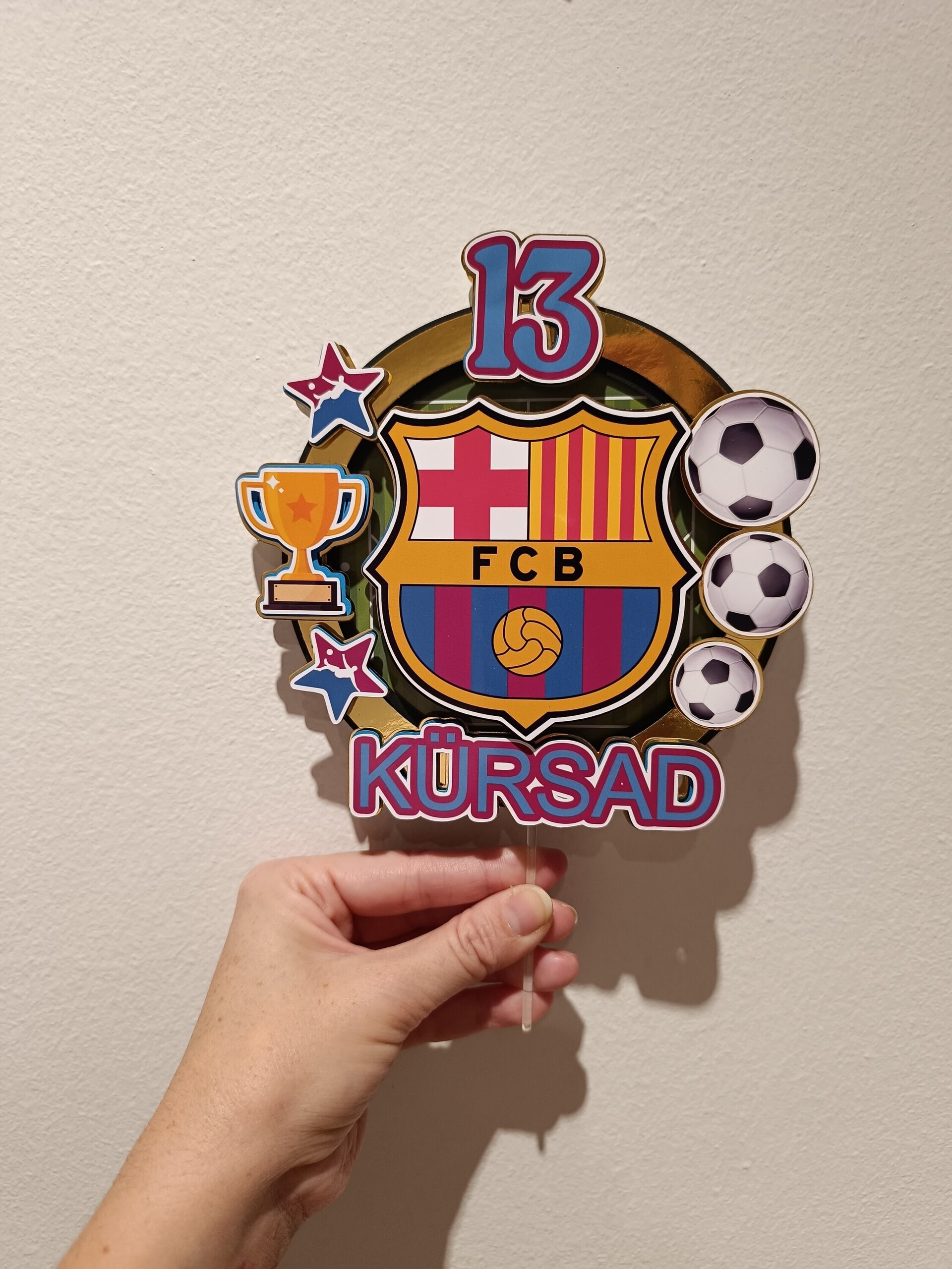 Topper para tarta Barça - 4