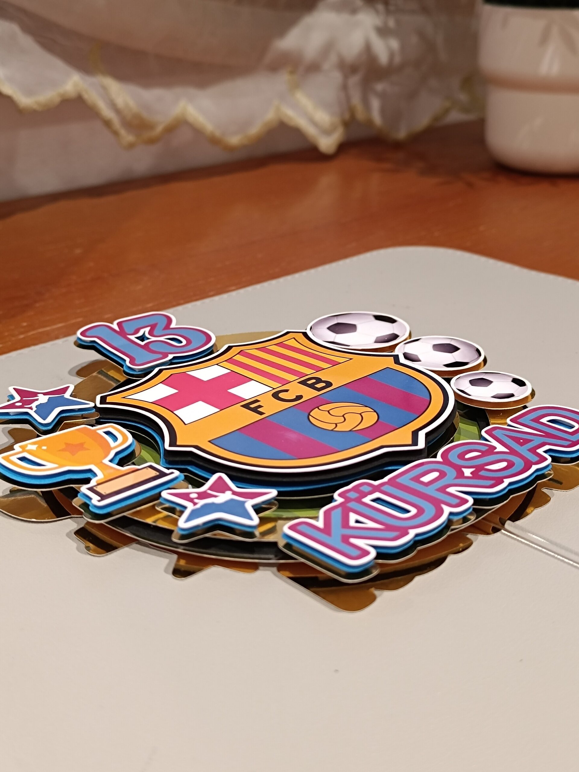 Topper para tarta Barça - 2
