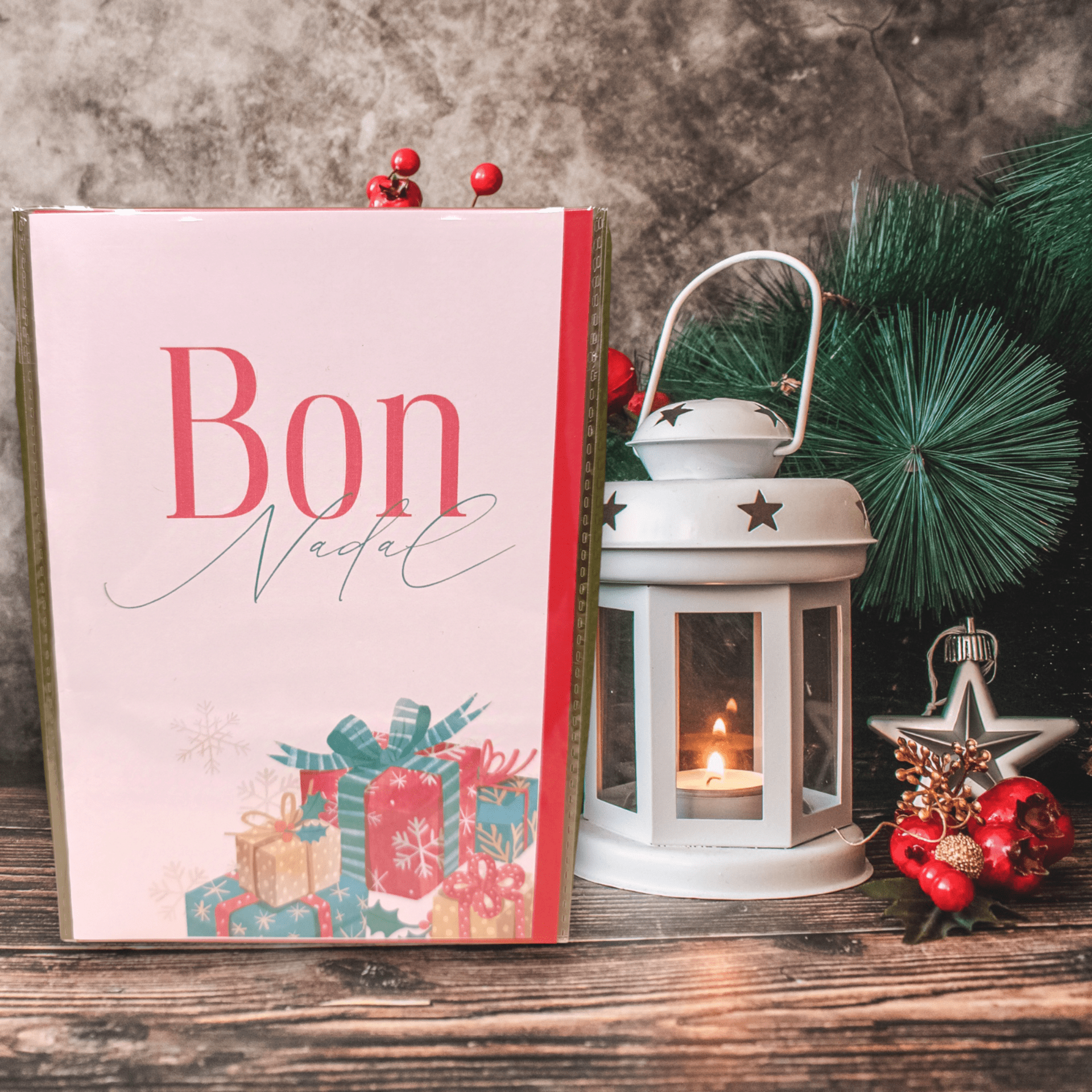 Tarjeta de Navidad Regalos - 2