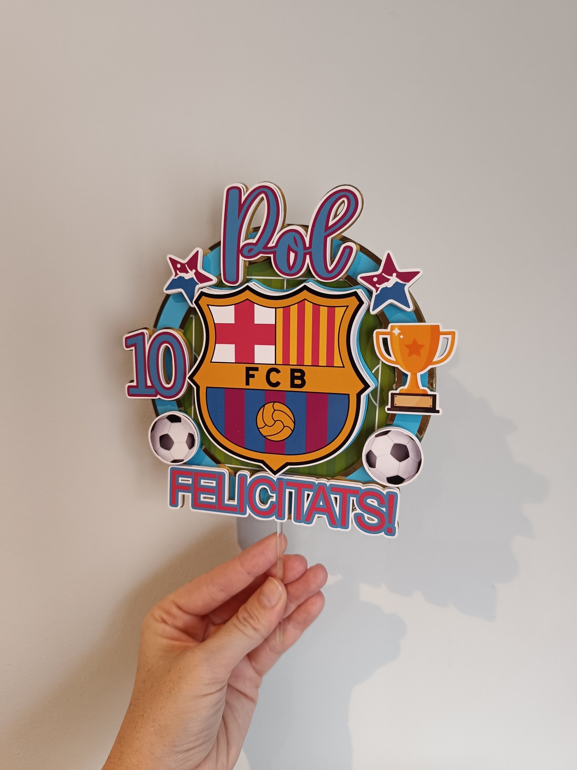 Topper para tarta Barça - 1