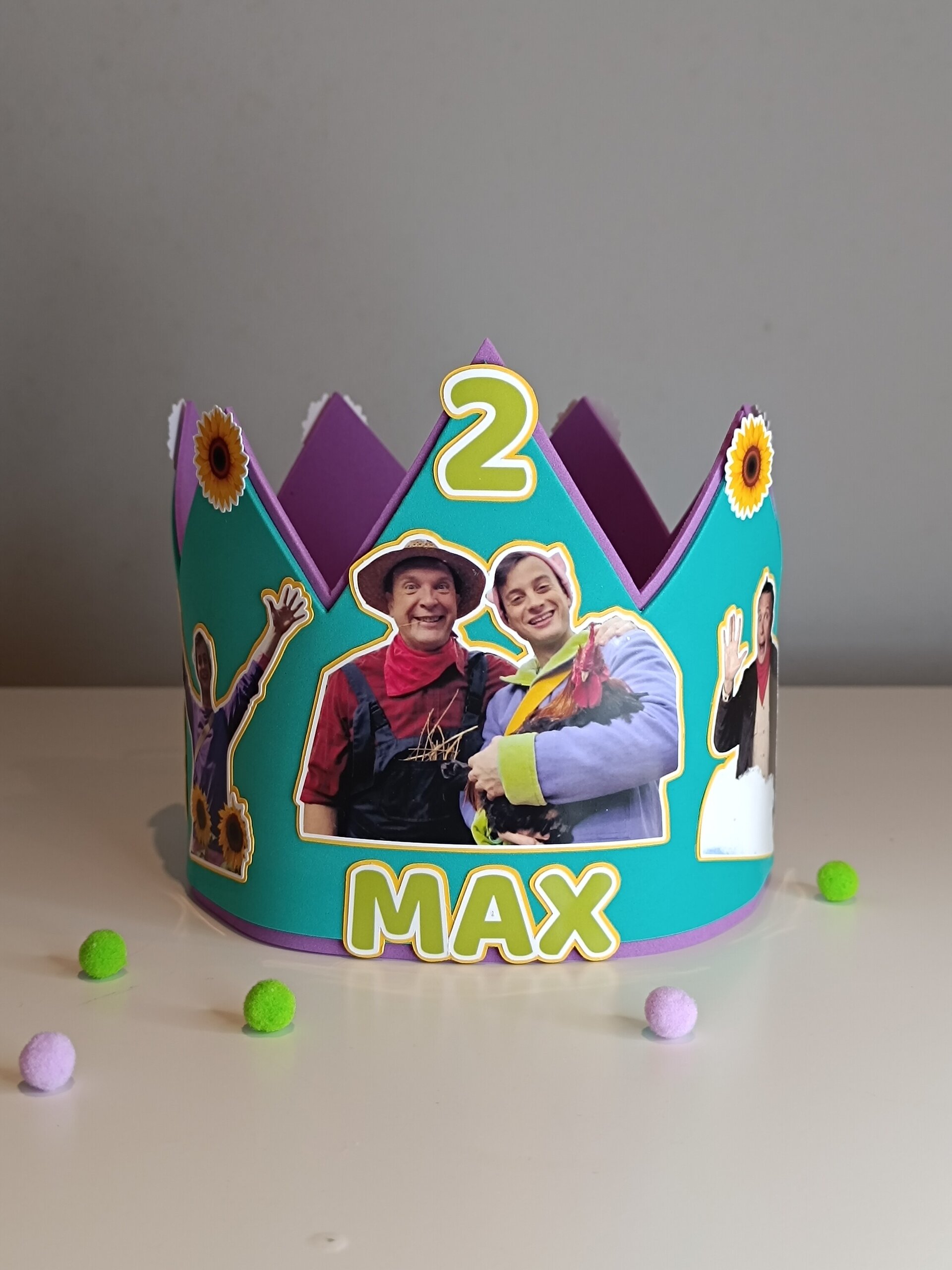 Corona de cumpleaños personalizada Titó - 1