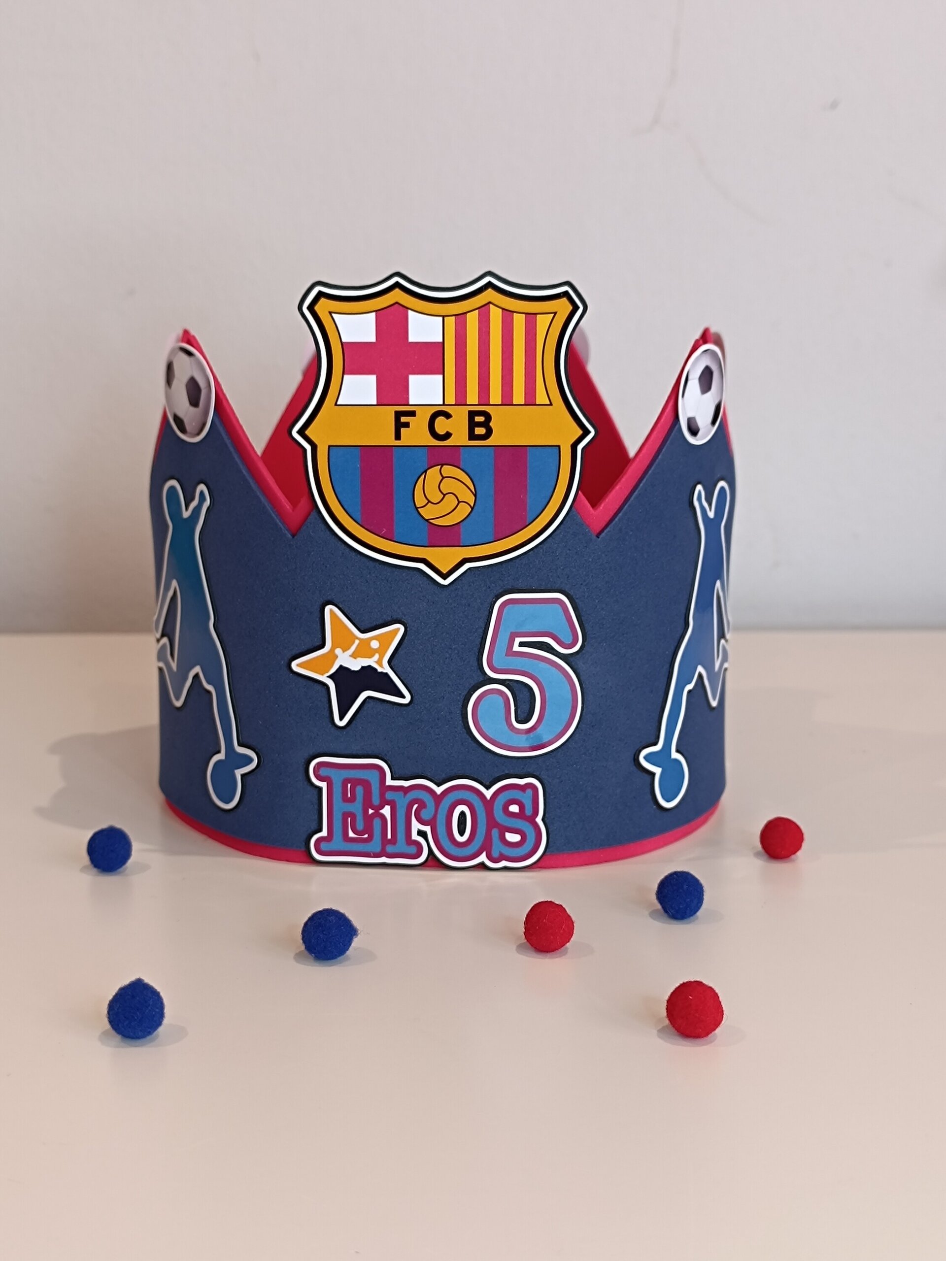 Corona de Cumpleaños personalizada Barça - 1