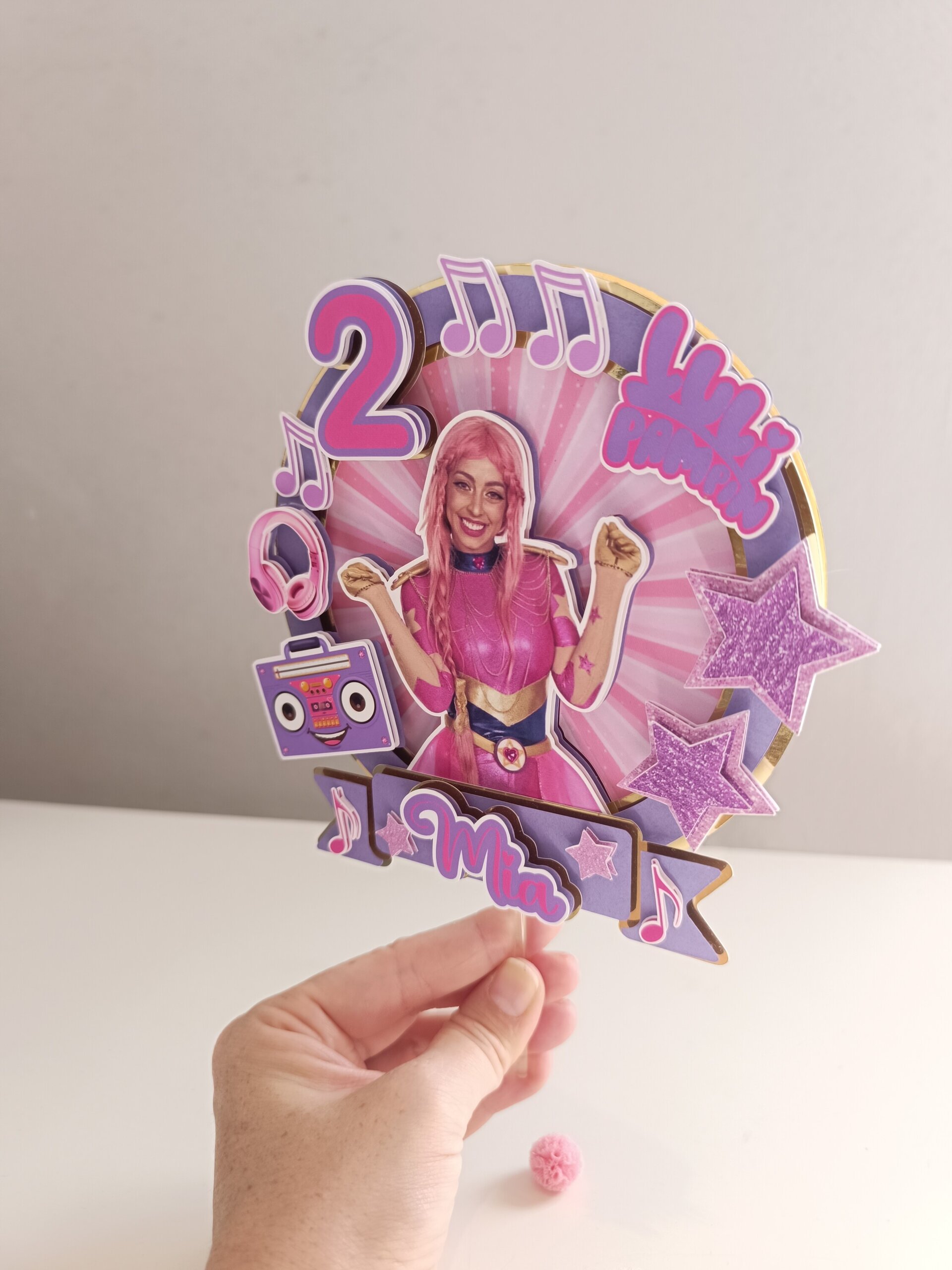 Topper para tarta Luli Pampin - 2