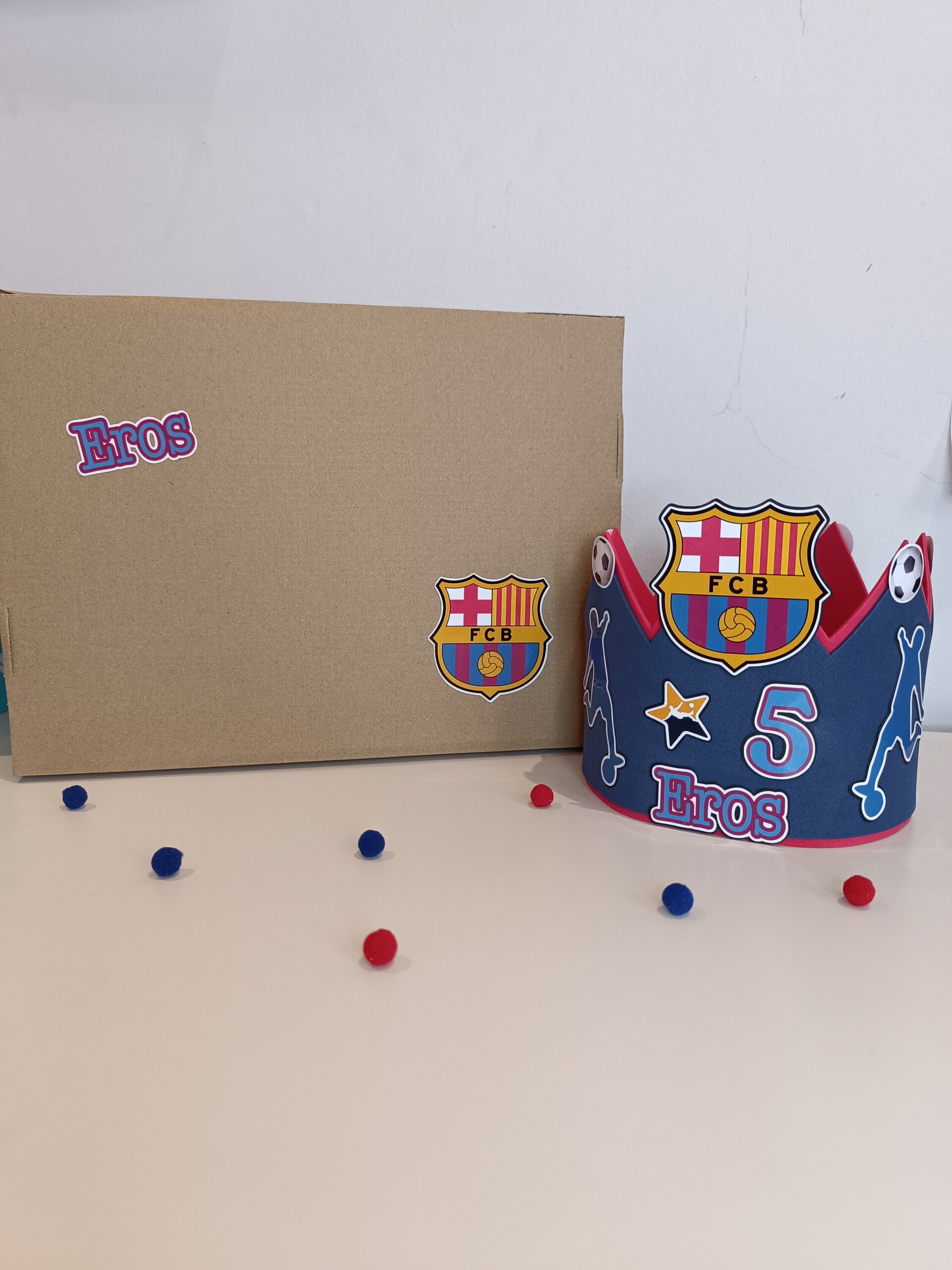 Corona de Cumpleaños personalizada Barça - 5