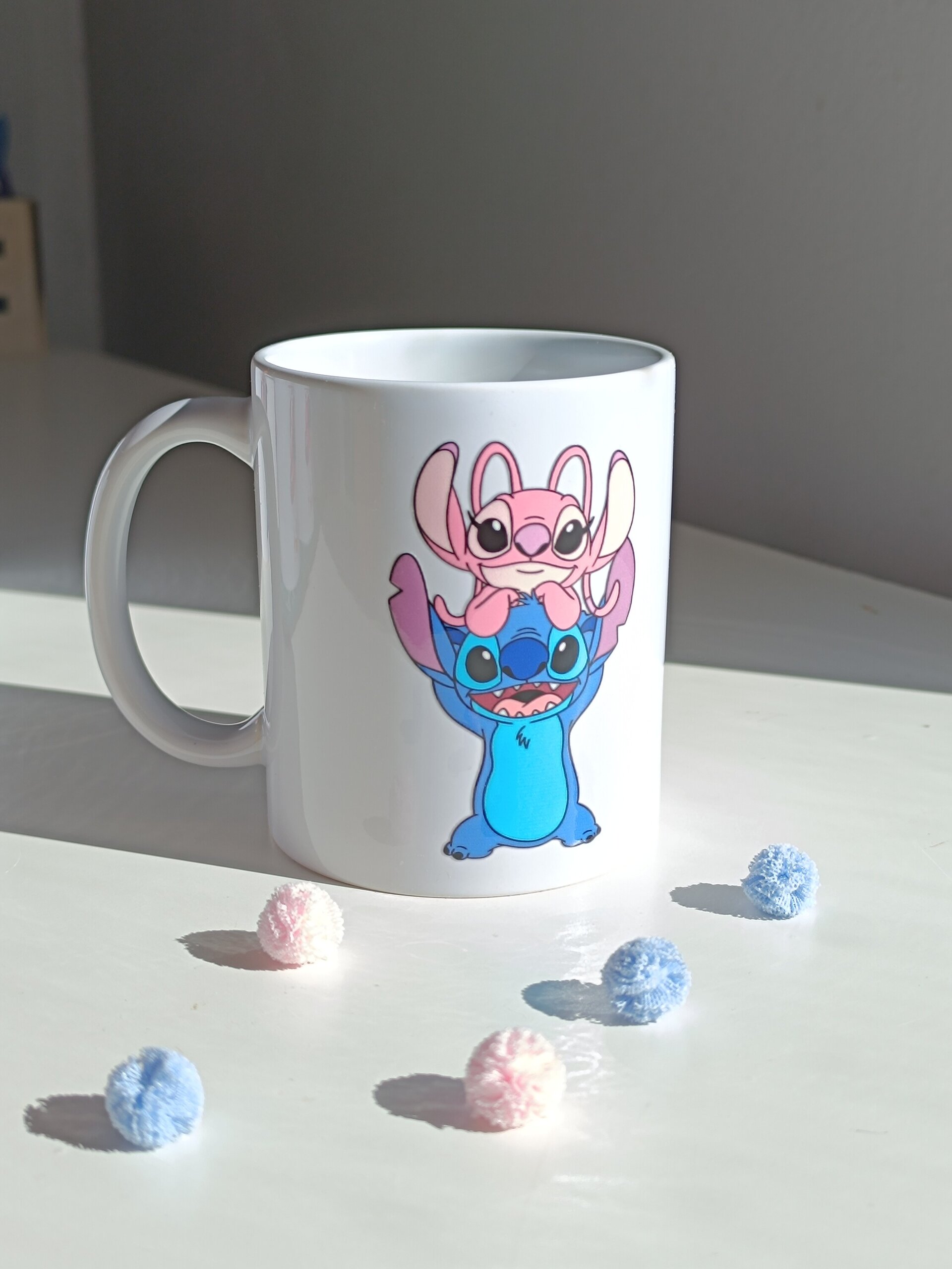 Taza de Stitch y Ángel - 2